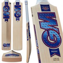 GM Mana Cricket Bat — Prime English Willow · Junior Kids Boys And Girls · DXM · ToeTek · GMNow