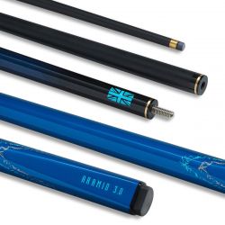 SNOOKER CUE ARAMID GRAPHITE 10MM BLUE