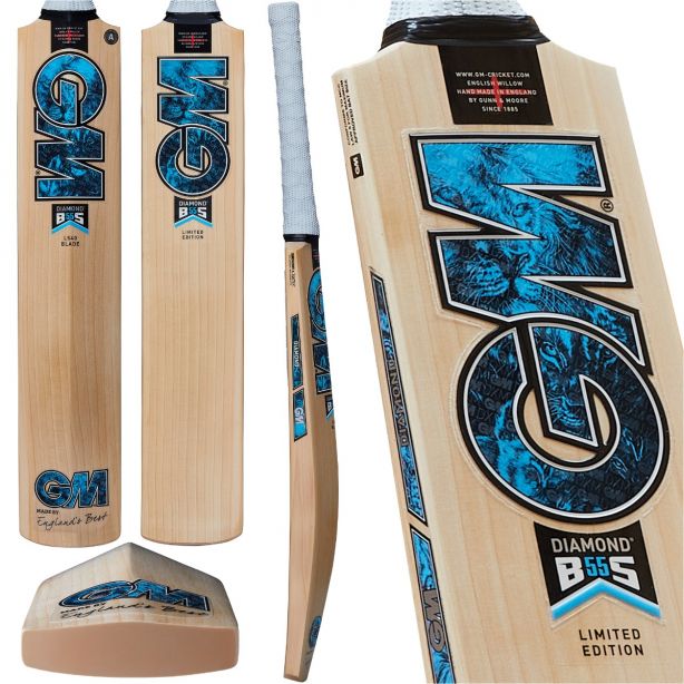 GM Diamond Cricket Bat — Ben Stokes Livery · Prime English Willow · Harrow Size · DXM · ToeTek ·  GMNow 